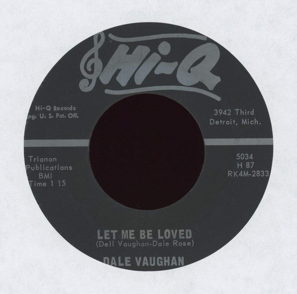 Dale Vaughan - Let Me Be Loved on Hi-Q