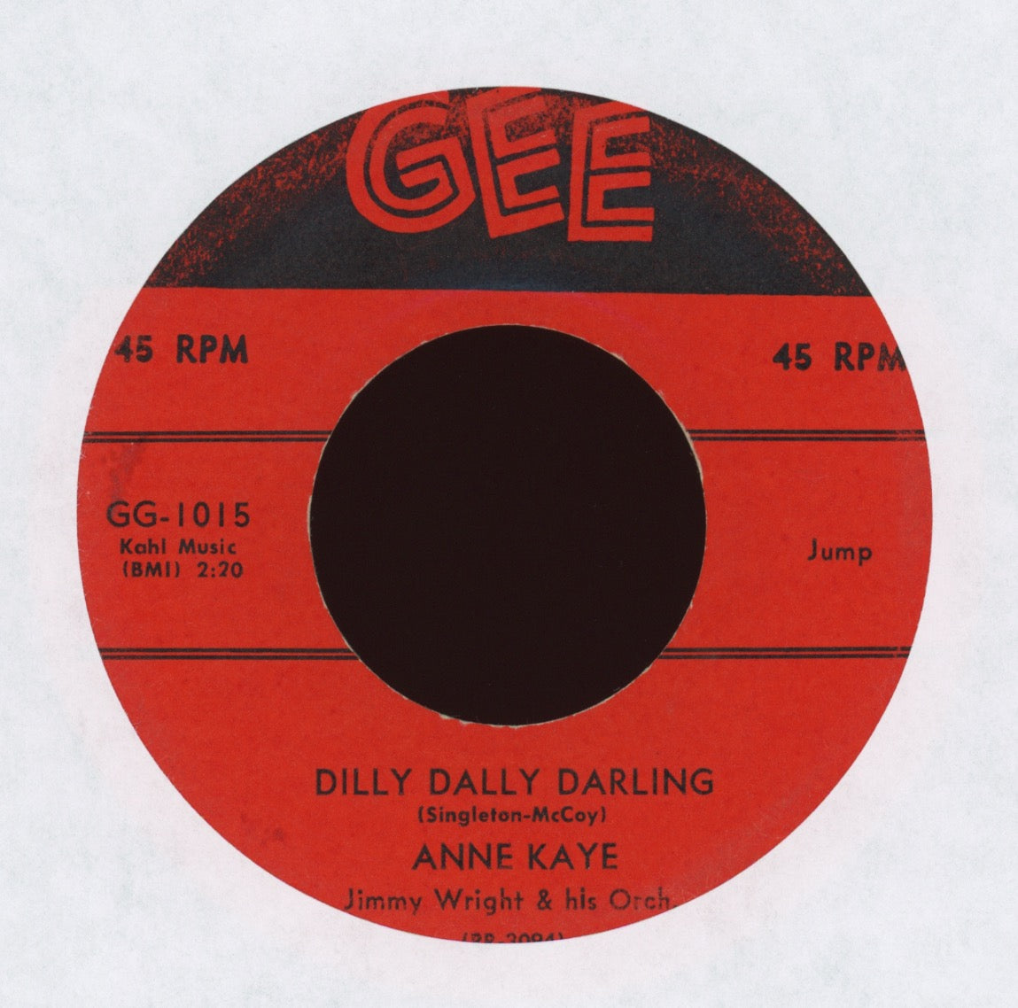 Anne Kaye - Dilly Dally Darling on Gee