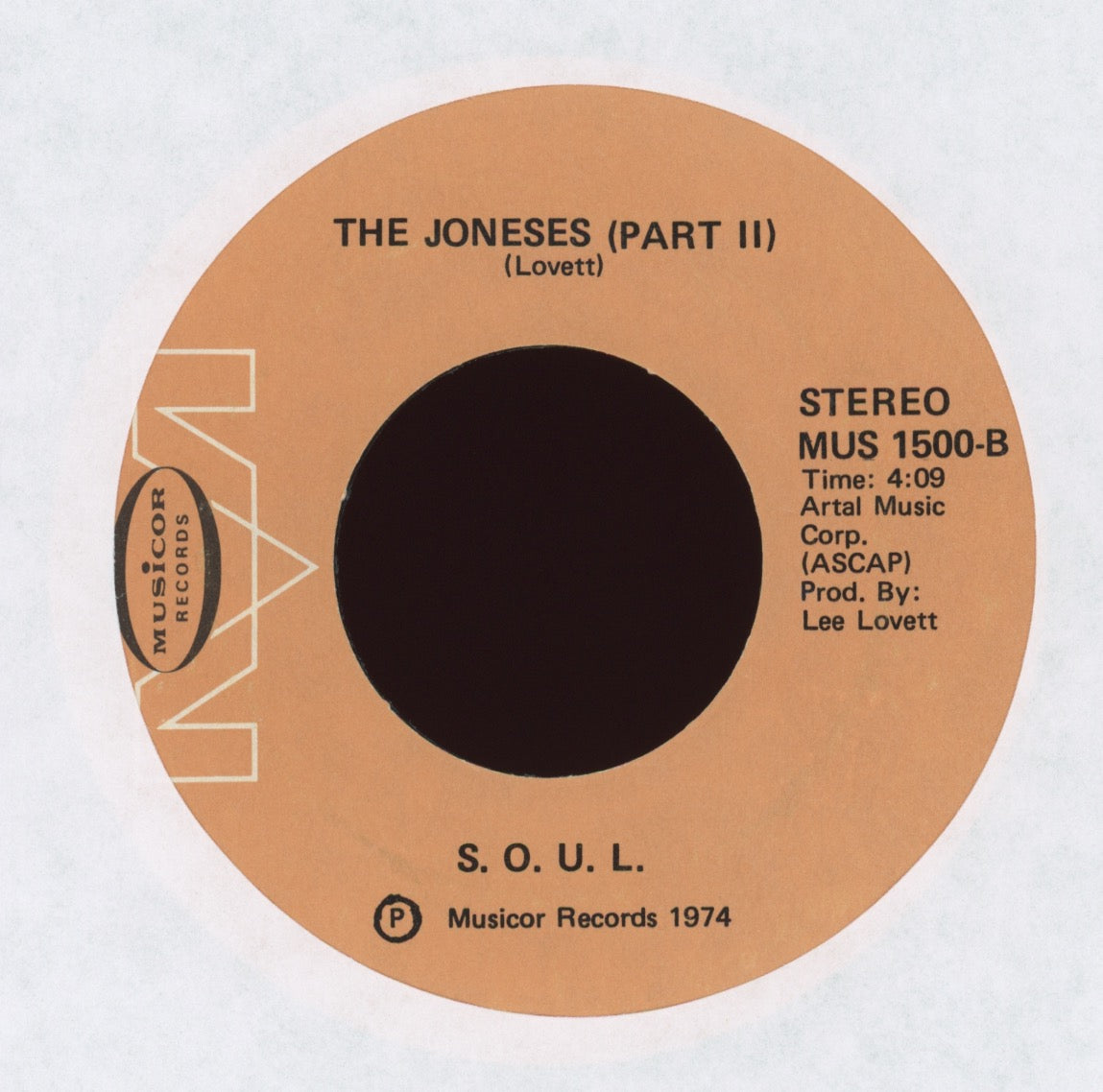 S.O.U.L. - The Joneses on Musicor