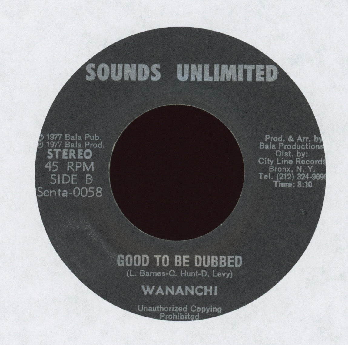 The Regals - Good To Be There on Sounds Unlimited