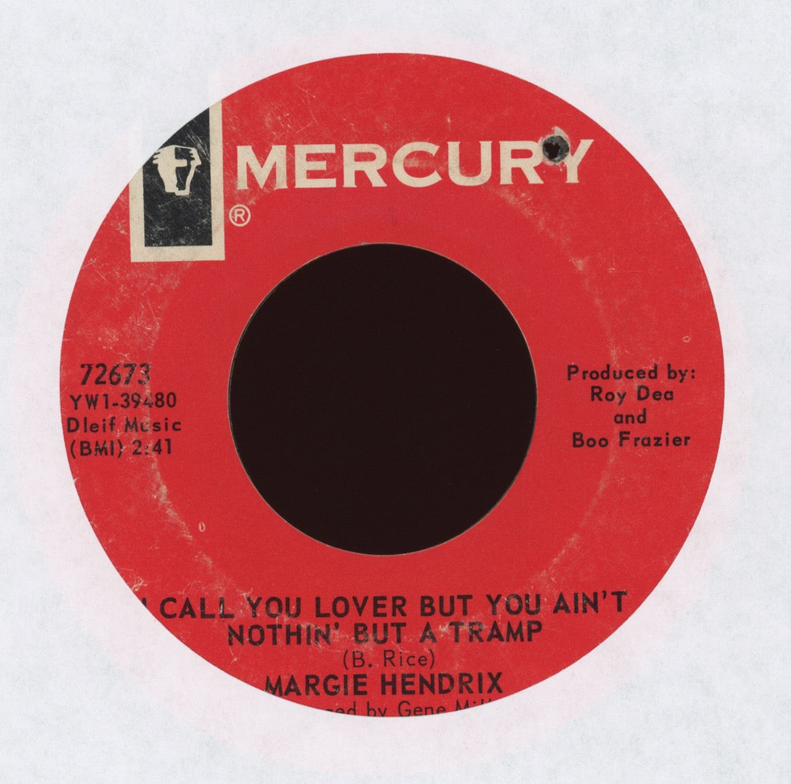 Margie Hendrix - I Call You Lover But You Ain't Nothin' But A Tramp on Mercury