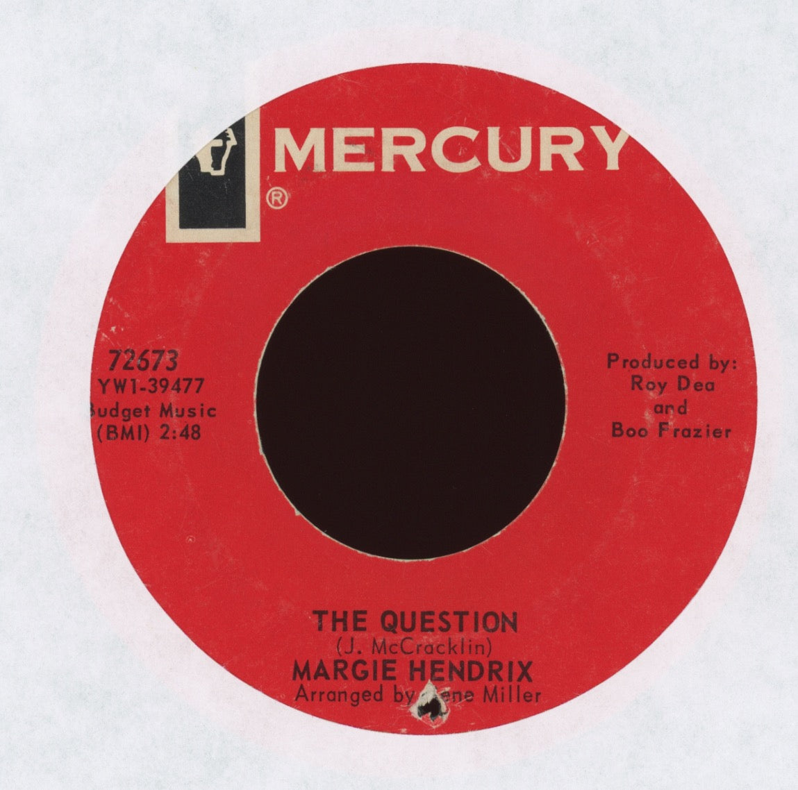 Margie Hendrix - I Call You Lover But You Ain't Nothin' But A Tramp on Mercury