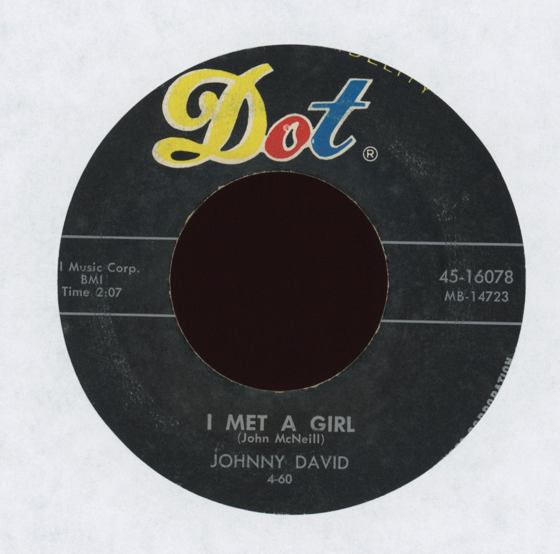 Johnny David - Race With The Devil on Dot
