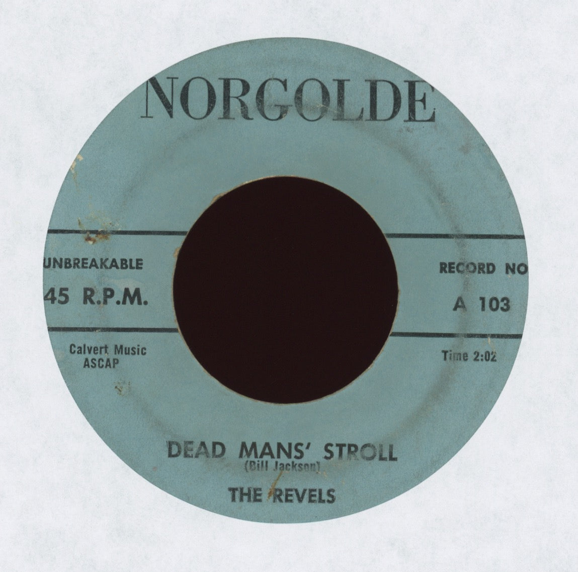 The Revels - Dead Man's Stroll on Norgolde 1st Press With Original Title