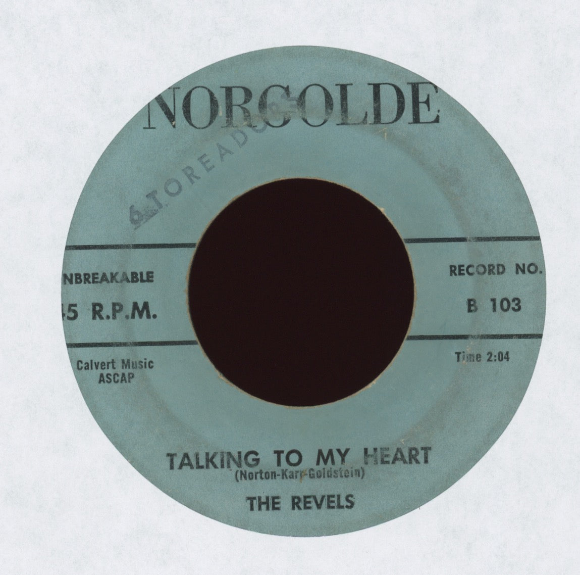 The Revels - Dead Man's Stroll on Norgolde 1st Press With Original Title
