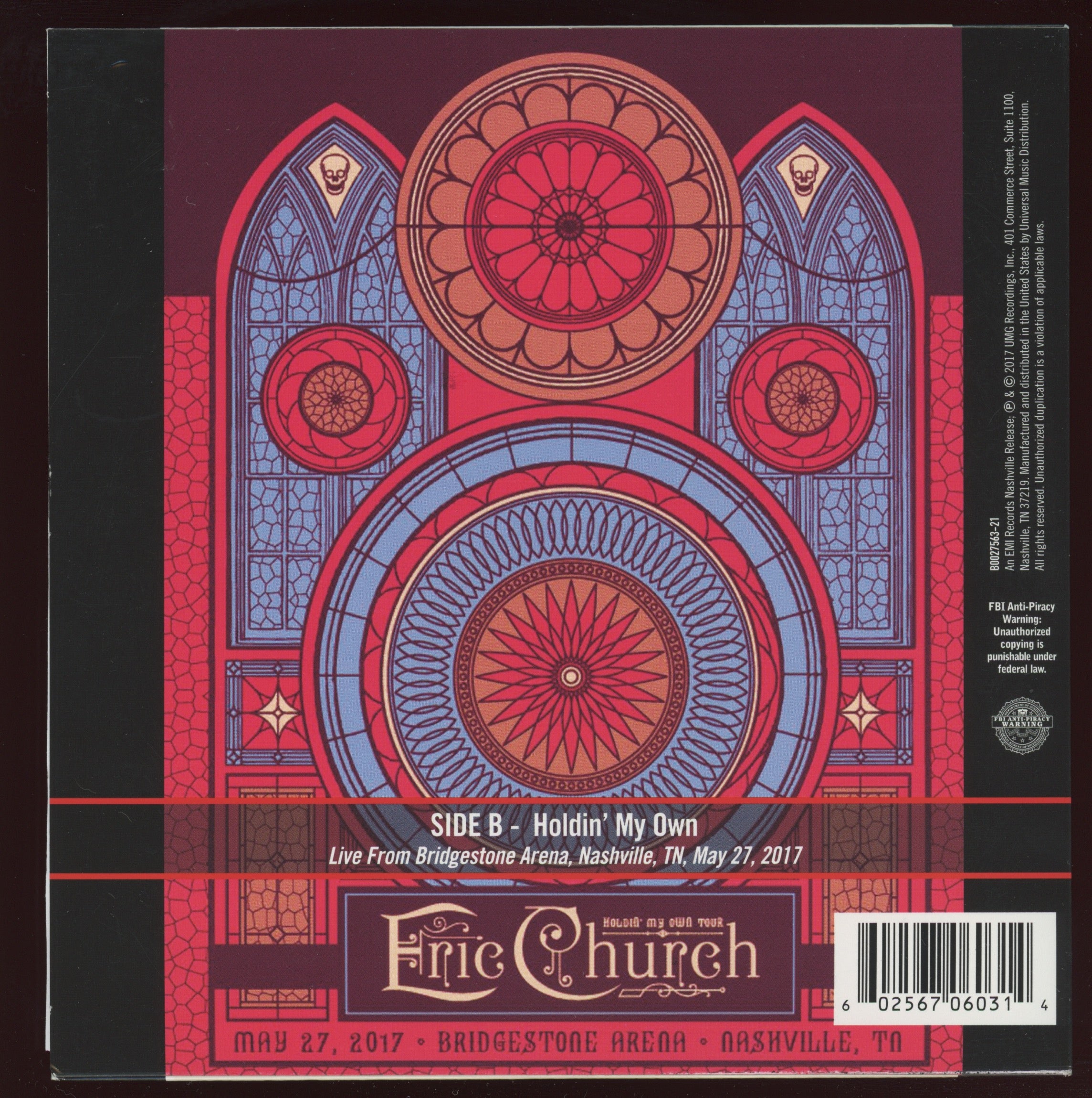 Eric Church - Mistress Named Music / Holdin' My Own Ltd 7" RSD 2017