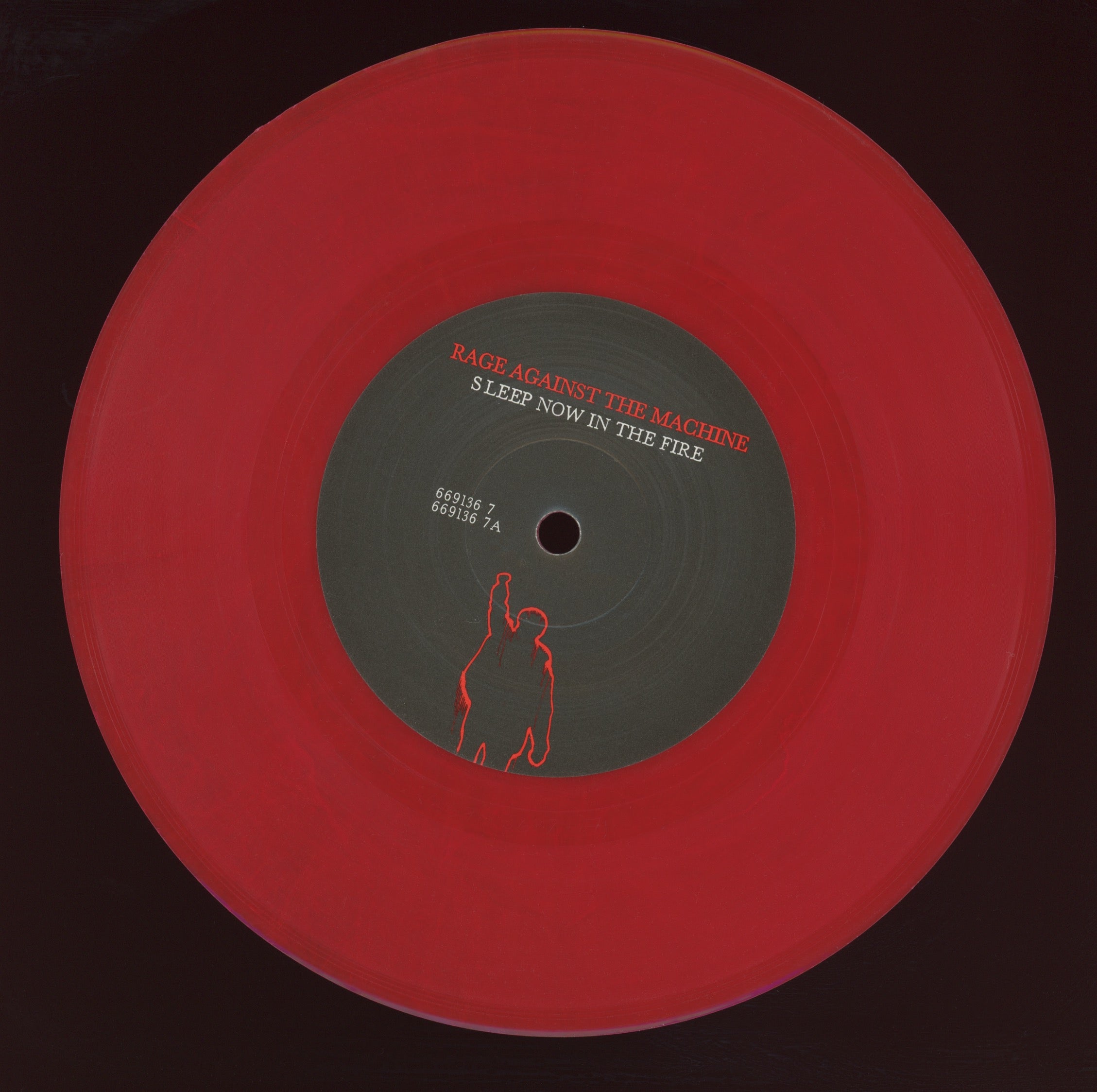 Rage Against The Machine - Sleep Now In The Fire on Epic UK Ltd Red Vinyl