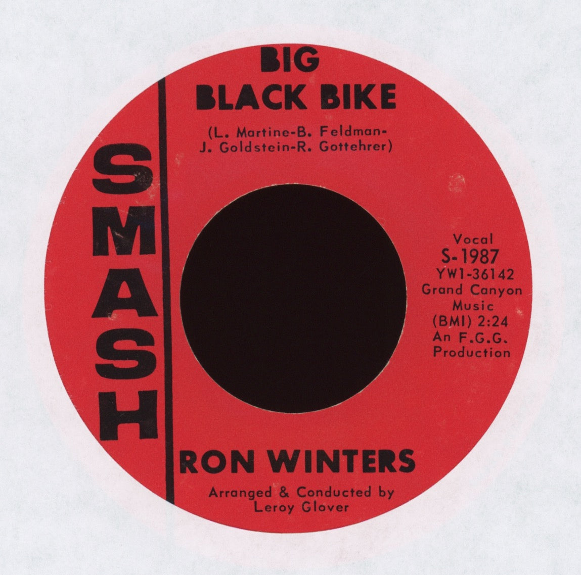 Ron Winters - Big Black Bike on Smash