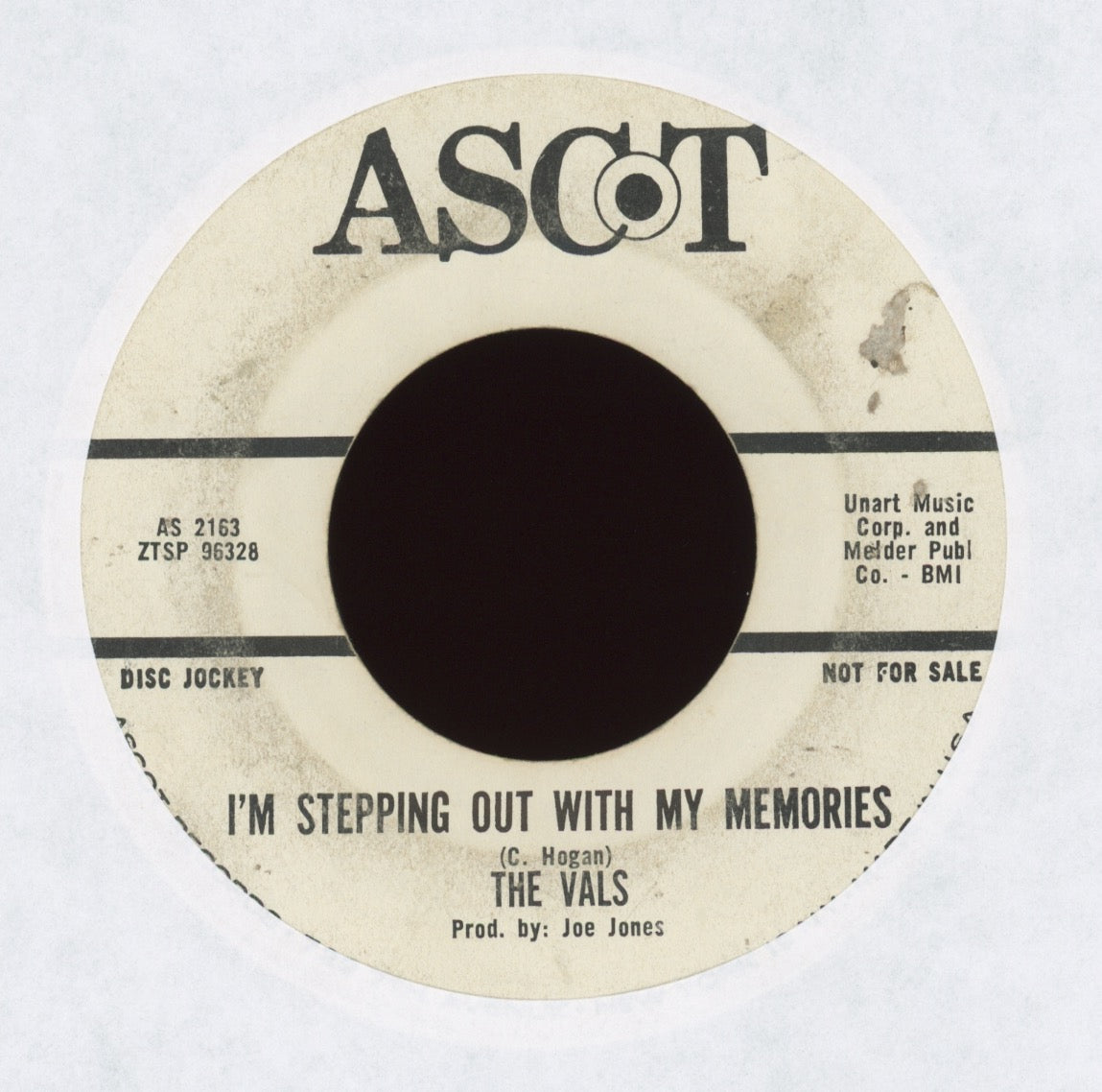 The Vals - I'm Stepping Out With My Memories on Ascot Promo