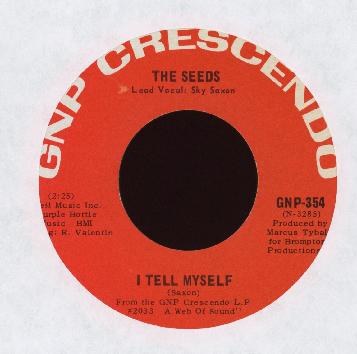 The Seeds - Can't Seem To Make You Mine on GNP Crescendo