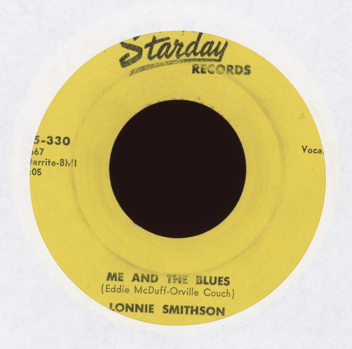 Lonnie Smithson - It Takes Time / Me And The Blues on Starday