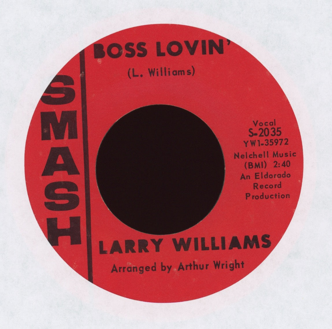 Larry Williams - Boss Lovin' on Smash