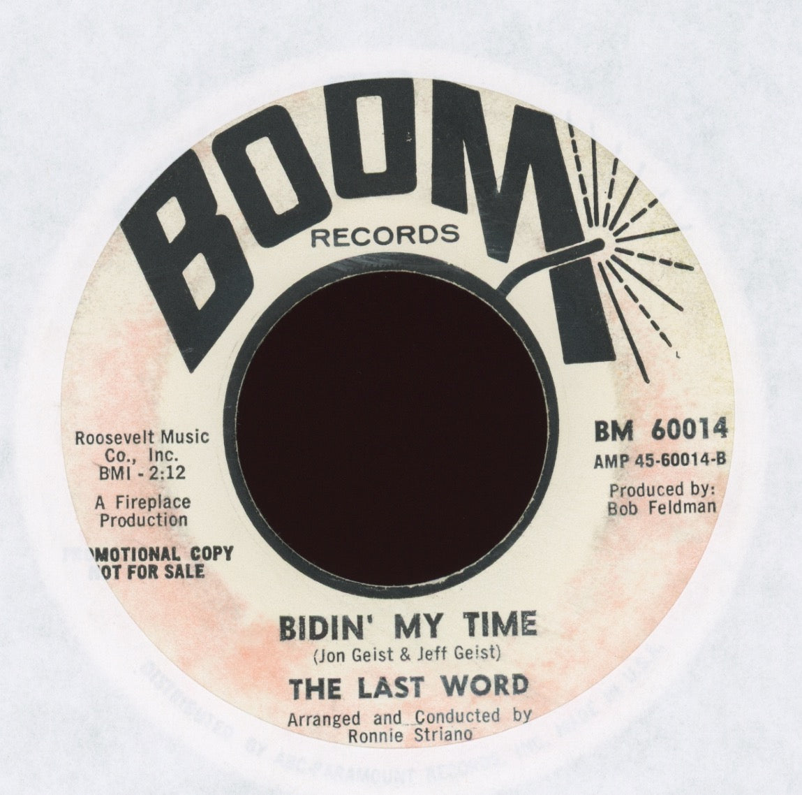 The Last Words - Bidin' My Time on Boom Promo