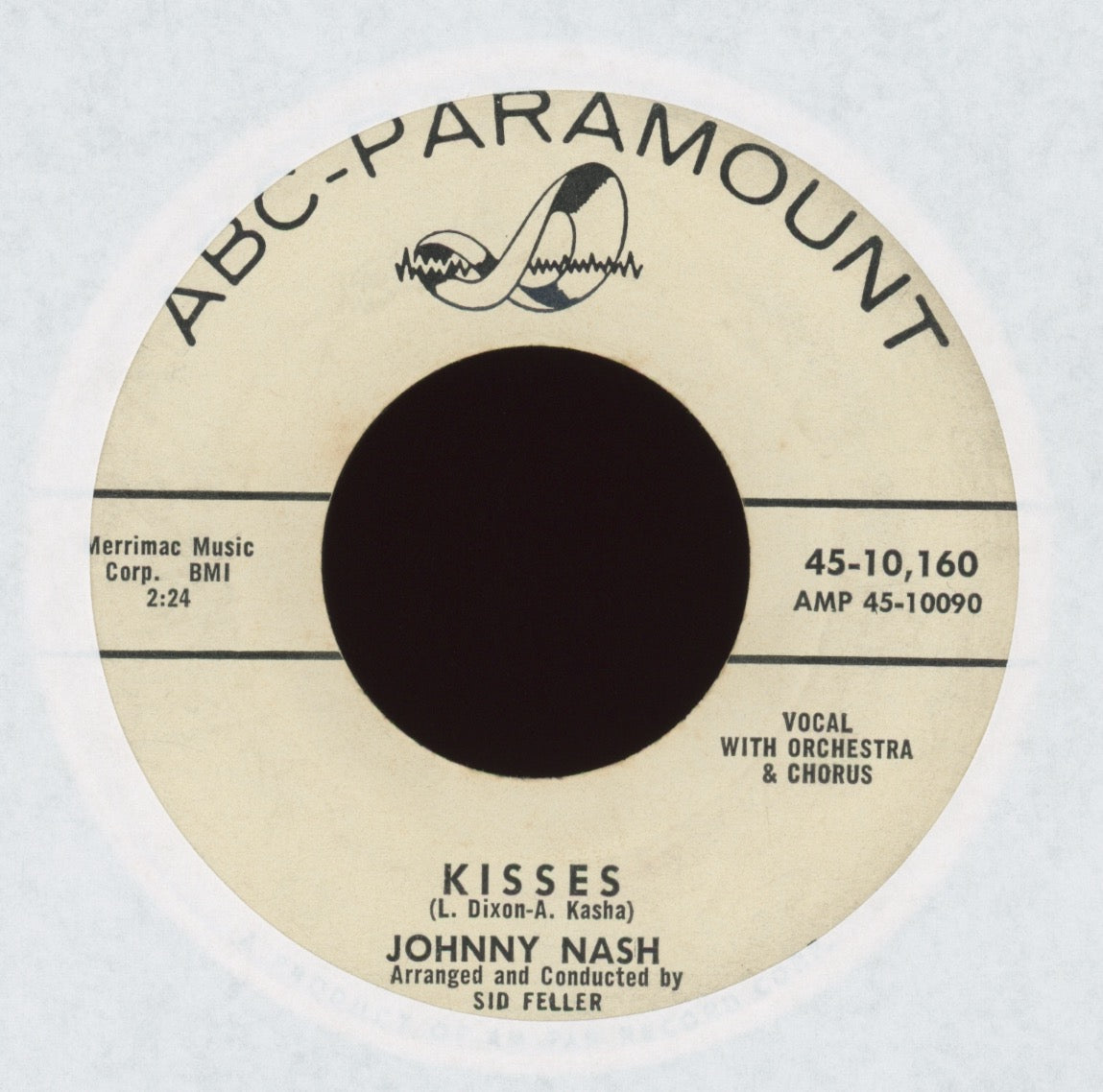 Johnny Nash - Kisses on ABC Paramount Promo
