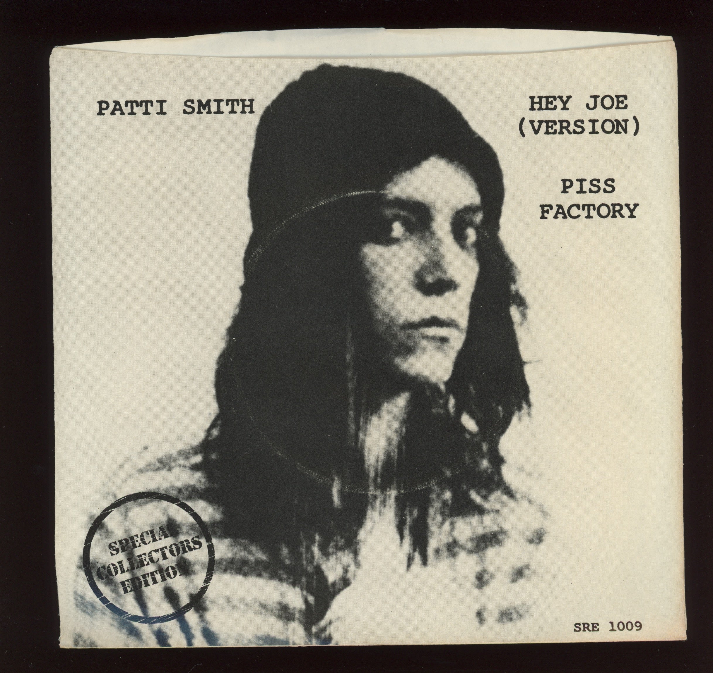 Patti Smith - Hey Joe (Version) / Piss Factory on Sire 1977 Reissue