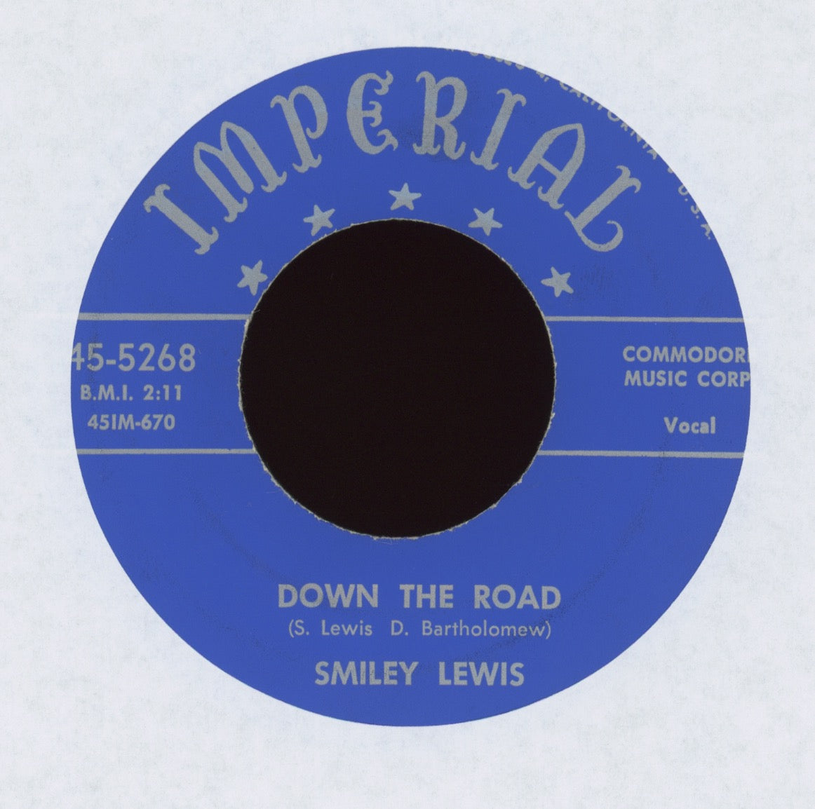 Smiley Lewis - Down The Road on Imperial
