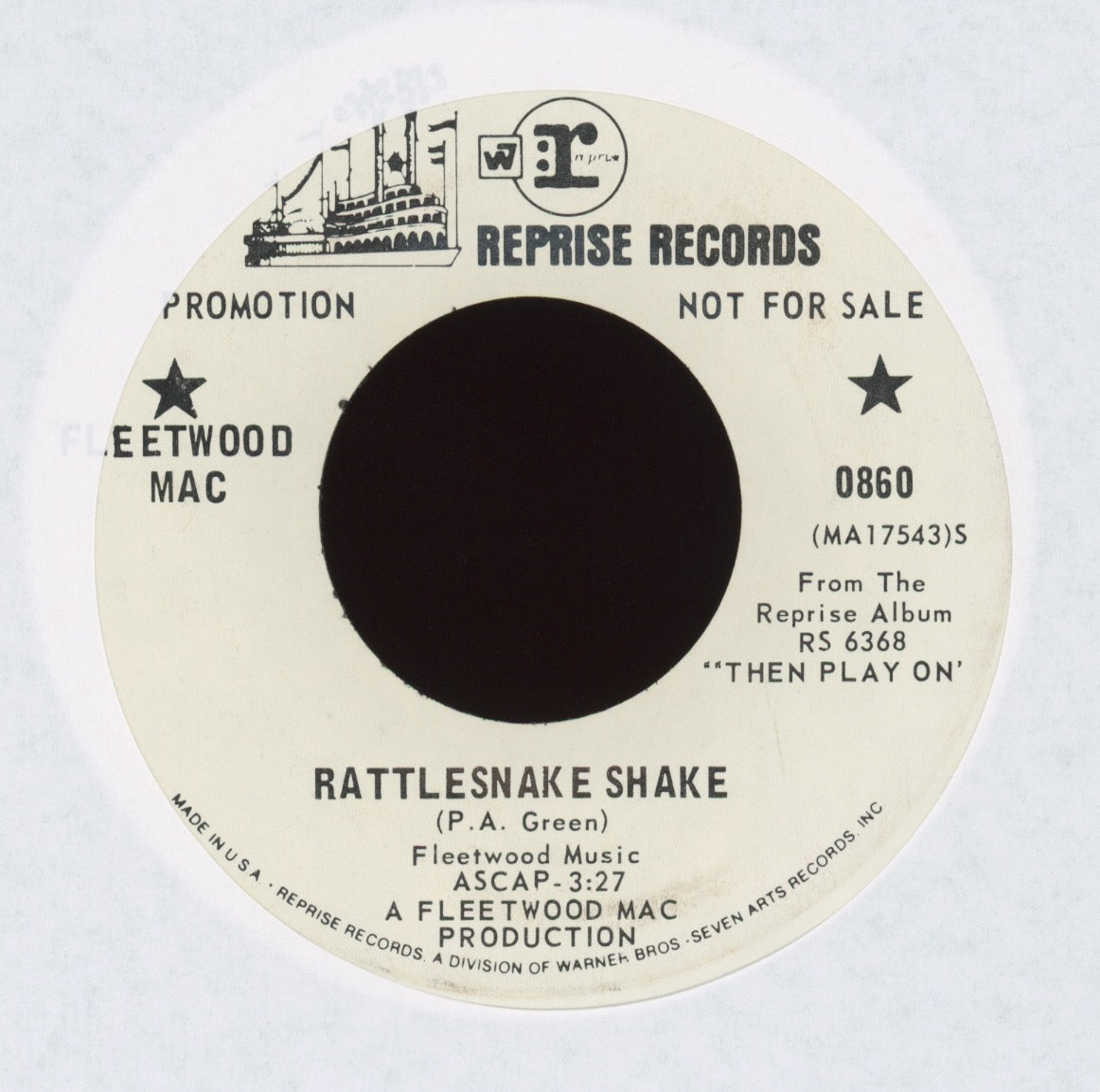 Fleetwood Mac - Rattlesnake Shake on Reprise Promo