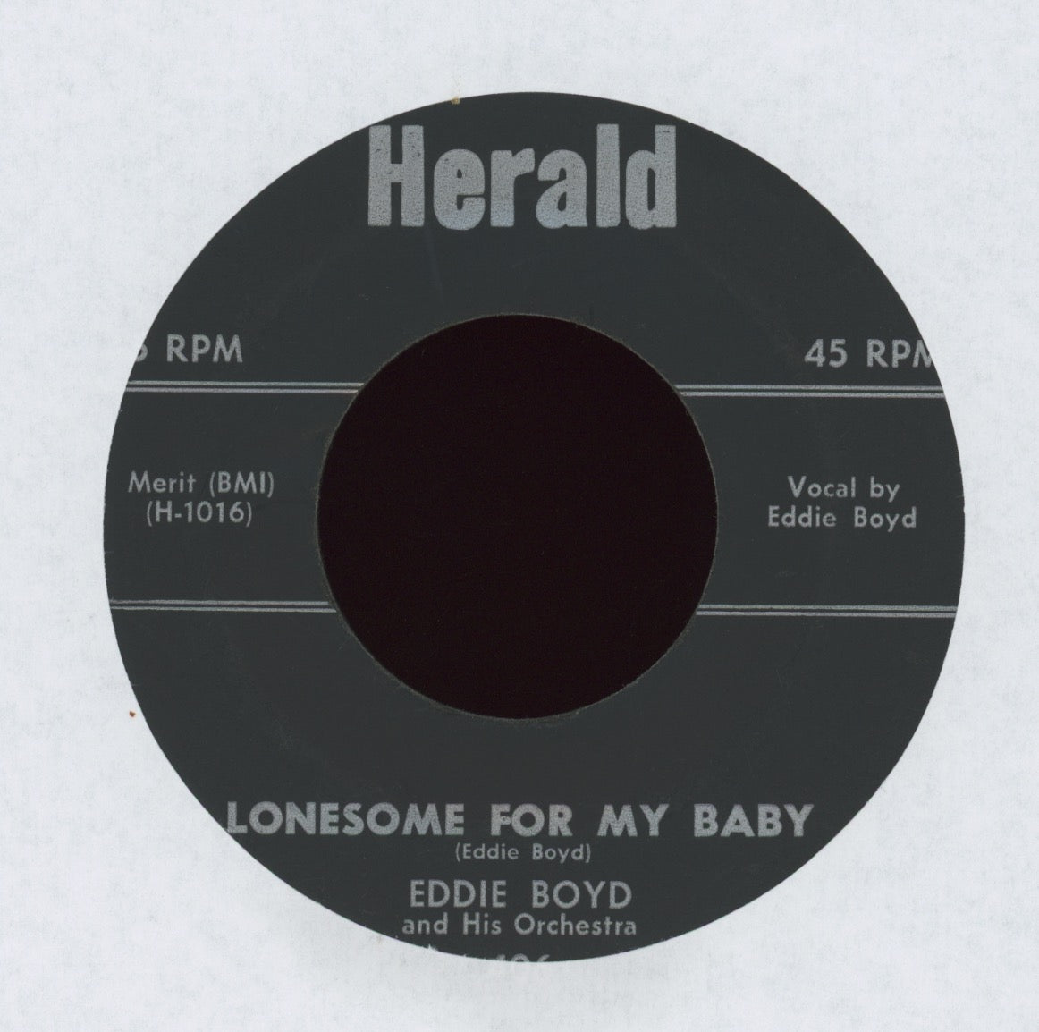 Eddie Boyd And His Orchestra -  I'm Goin' Downtown on Herald Rare Blues