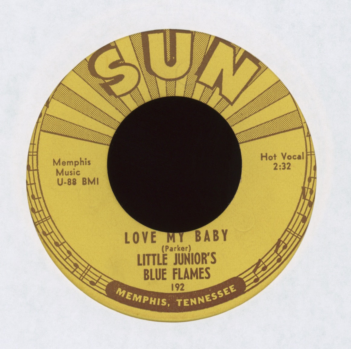 Little Junior's Blue Flames - Mystery Train on Sun Push Marks
