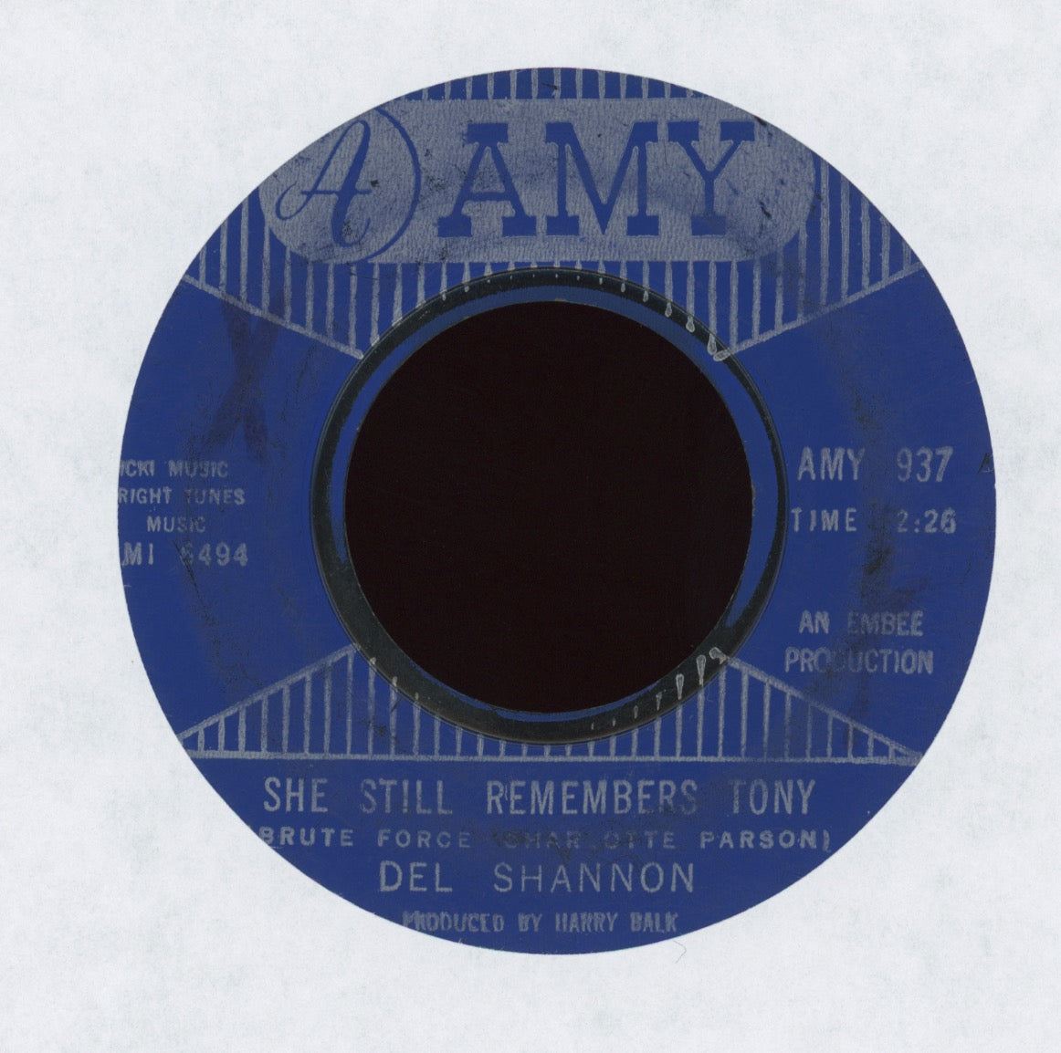 Del Shannon - Move It On Over on Amy