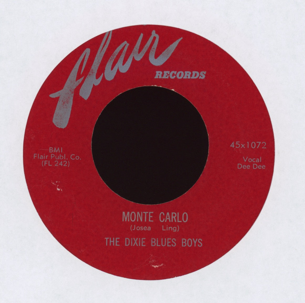 The Dixie Blues Boys -  My Baby Left Town on Flair Rare