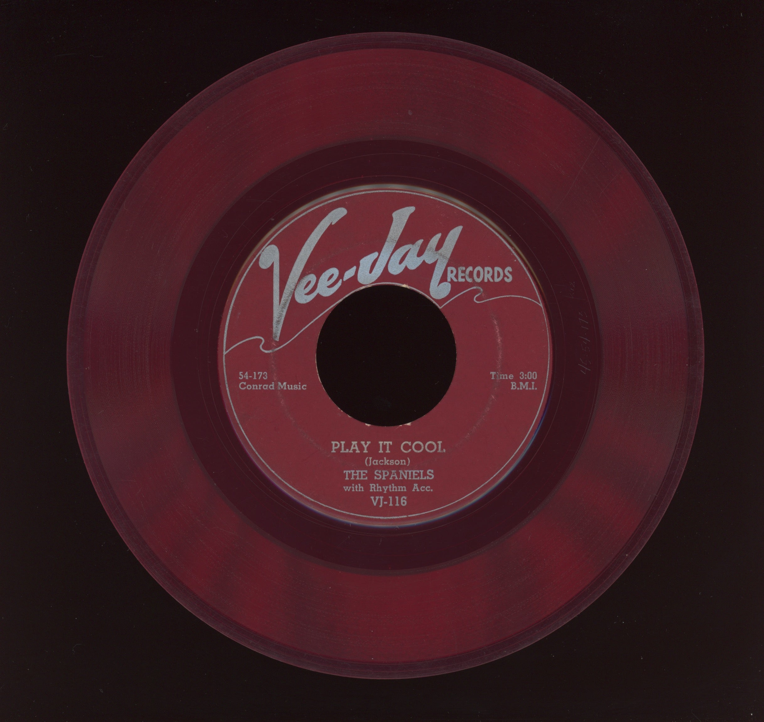 The Spaniels - Let's Make Up on Vee Jay Rare Red Vinyl