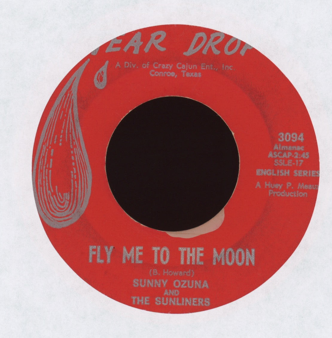 Sunny & The Sunliners - Short Short Shorty on Tear Drop