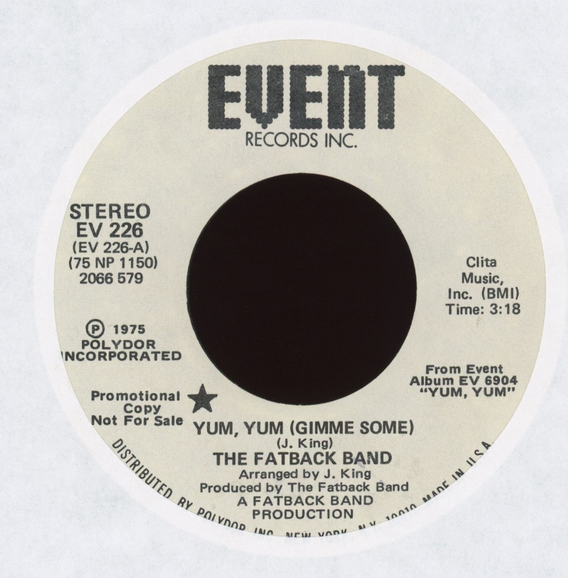 The Fatback Band - Let The Drums Speak on Event Promo