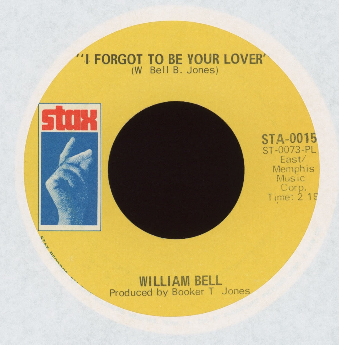 William Bell - I Forgot To Be Your Lover on Stax Samples