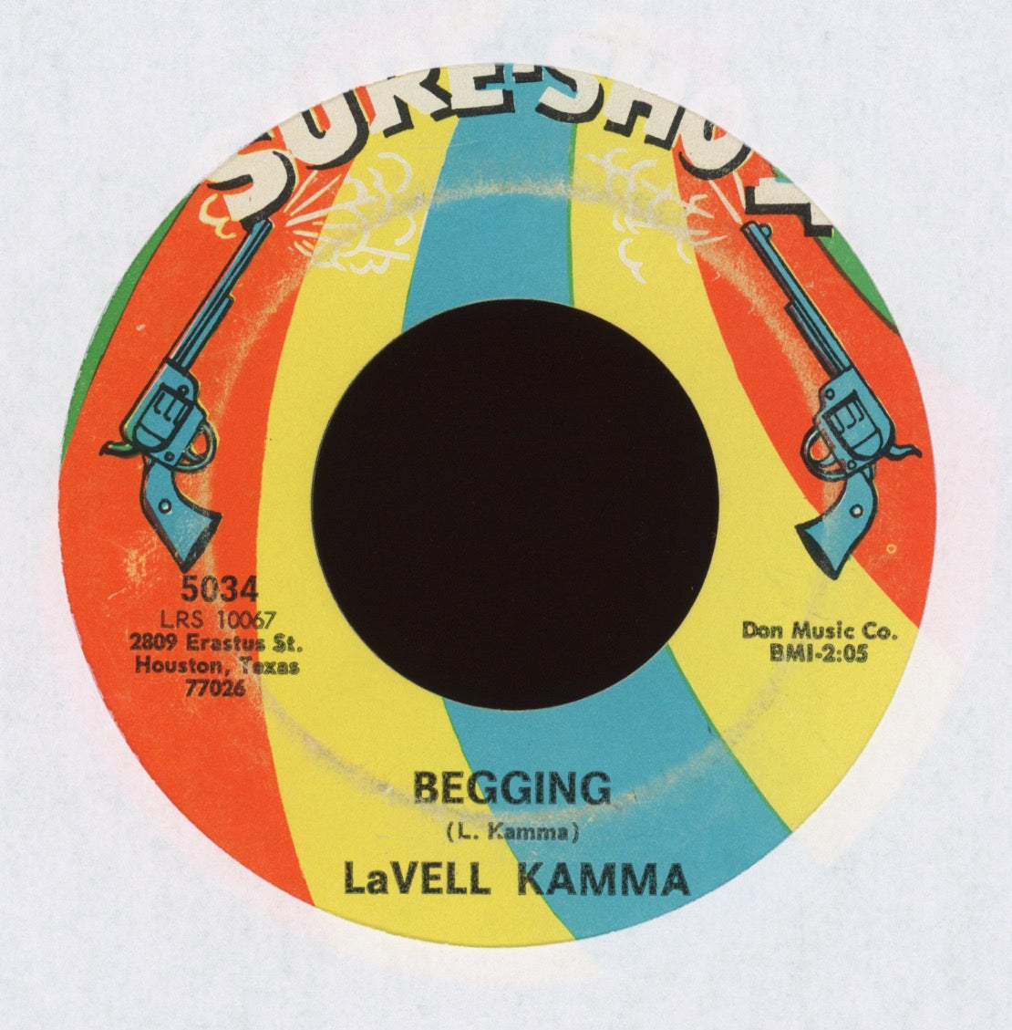 Lavell Kamma - Try To Keep Yourself Up Tight on Sure Shot