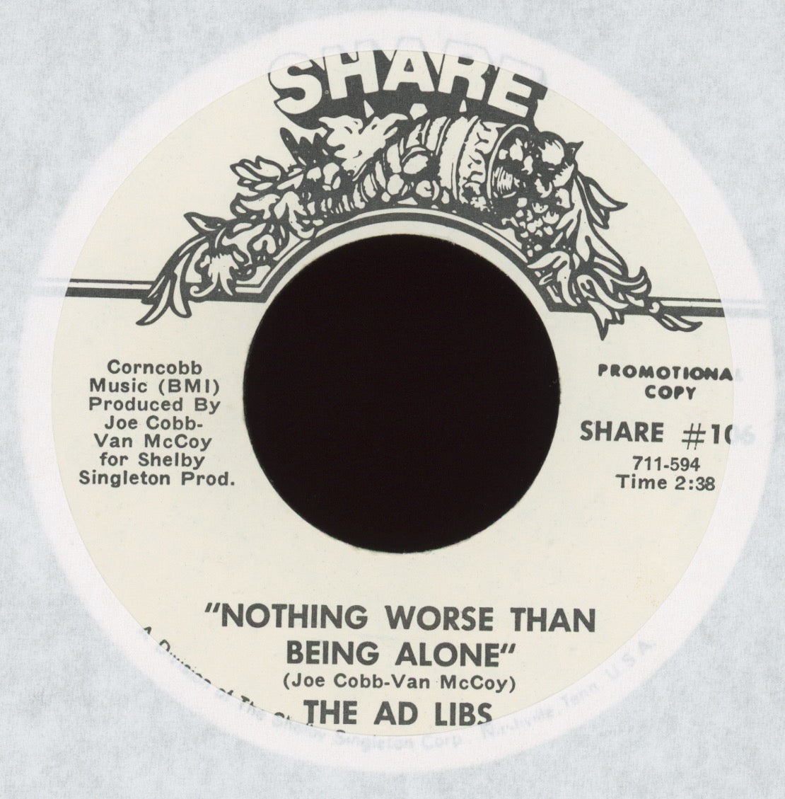 The Ad Libs - Nothing Worse Than Being Alone on Share Promo