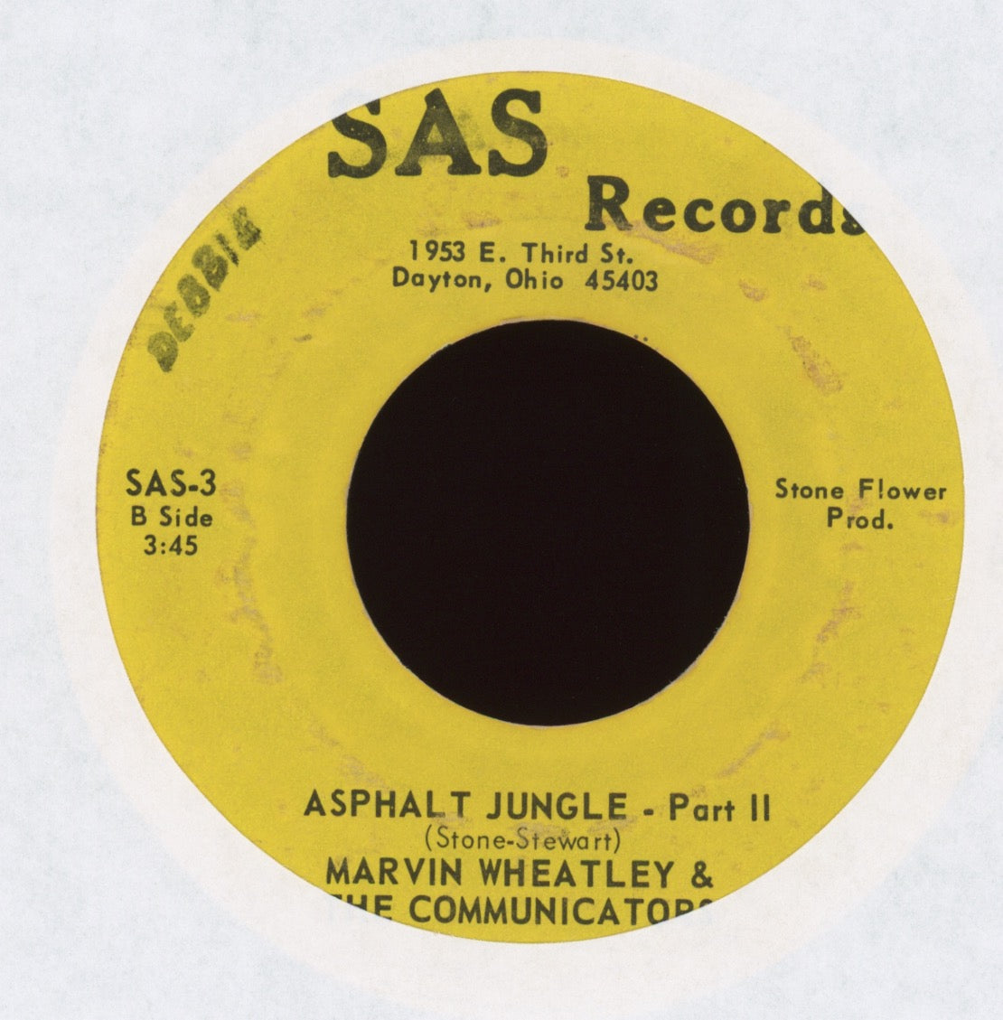 Marvin Wheatley & The Communicators - Asphalt Jungle Part 1 / Part 2 on SAS