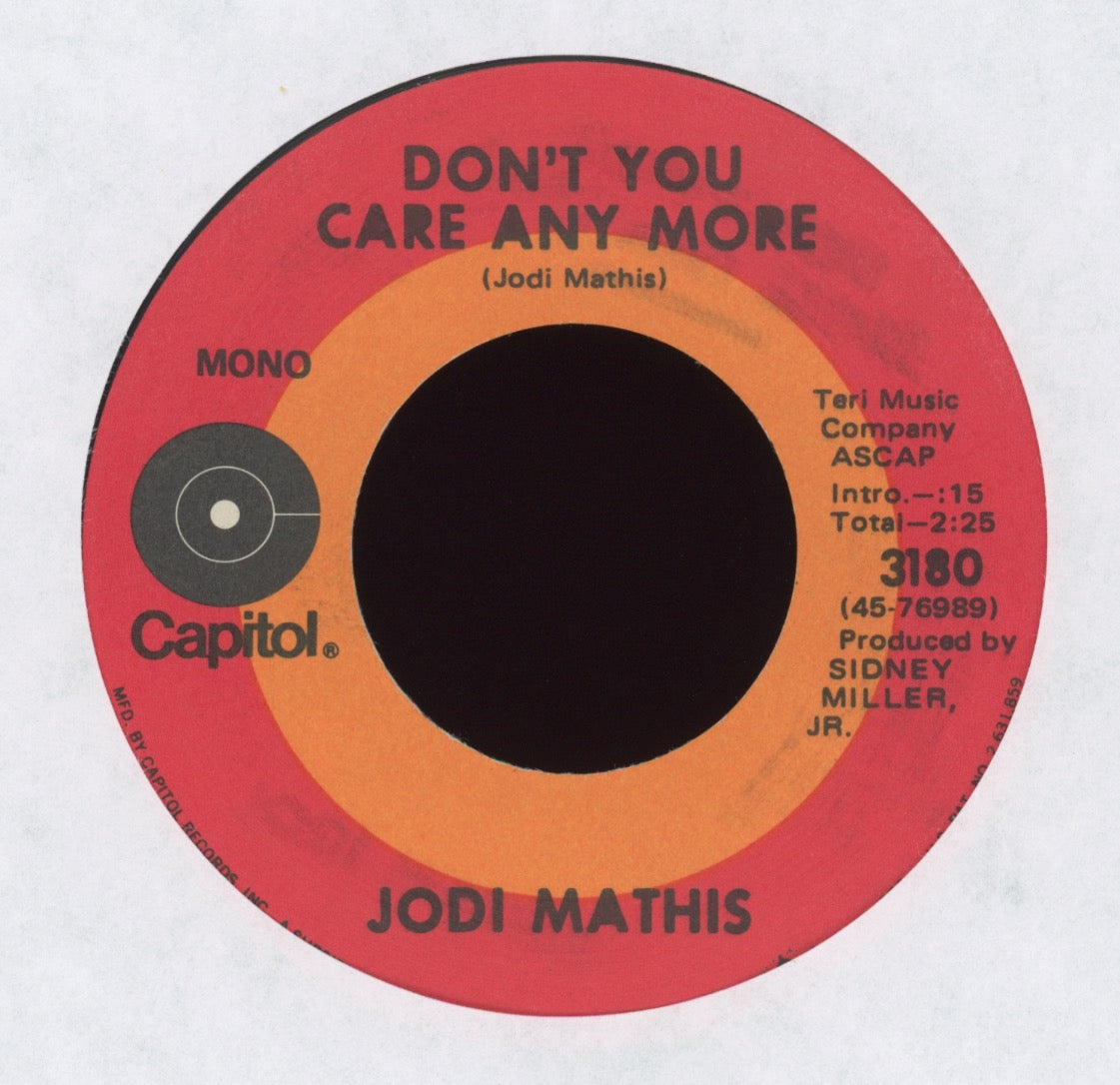 Jodi Mathis - Don't You Care Anymore on Capitol