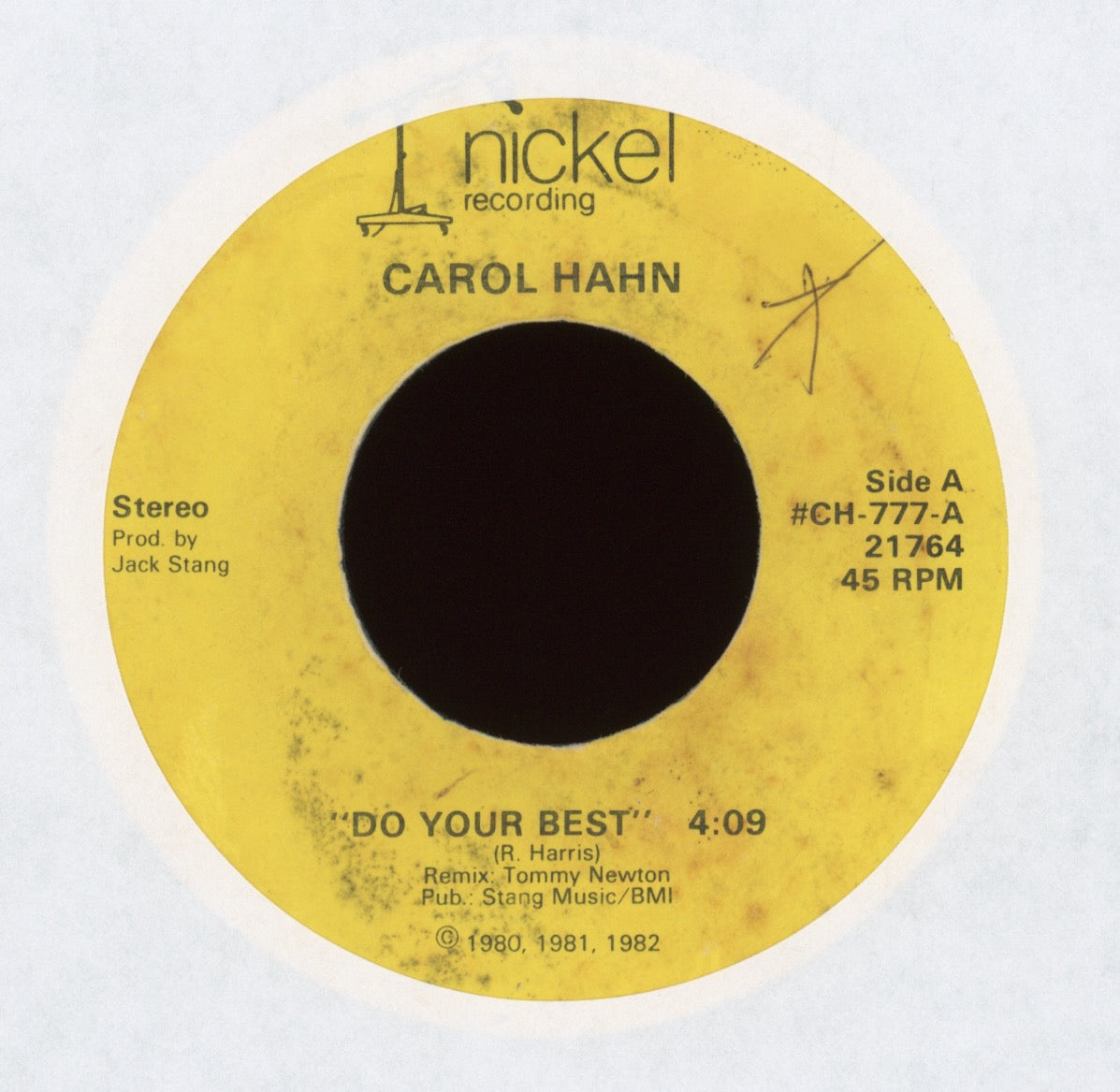 Carol Hahn - Do Your Best on Nickel Modern Soul 45