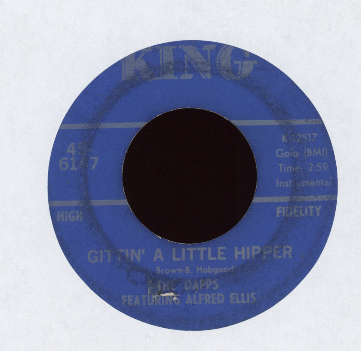 The Dapps - Bringing Up The Guitar on King Funk 45