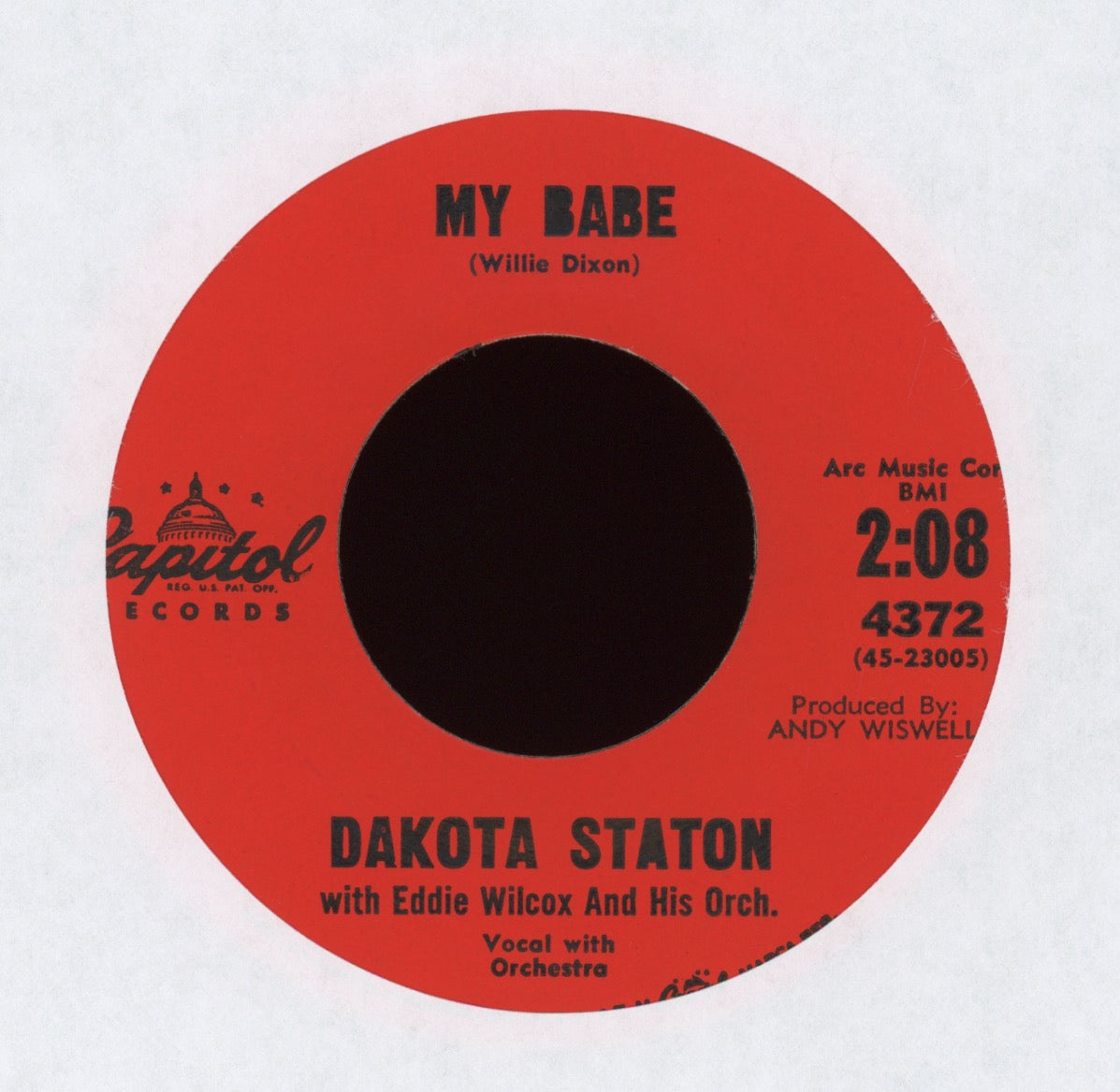 Dakota Staton - My Babe on Capitol R&B 45