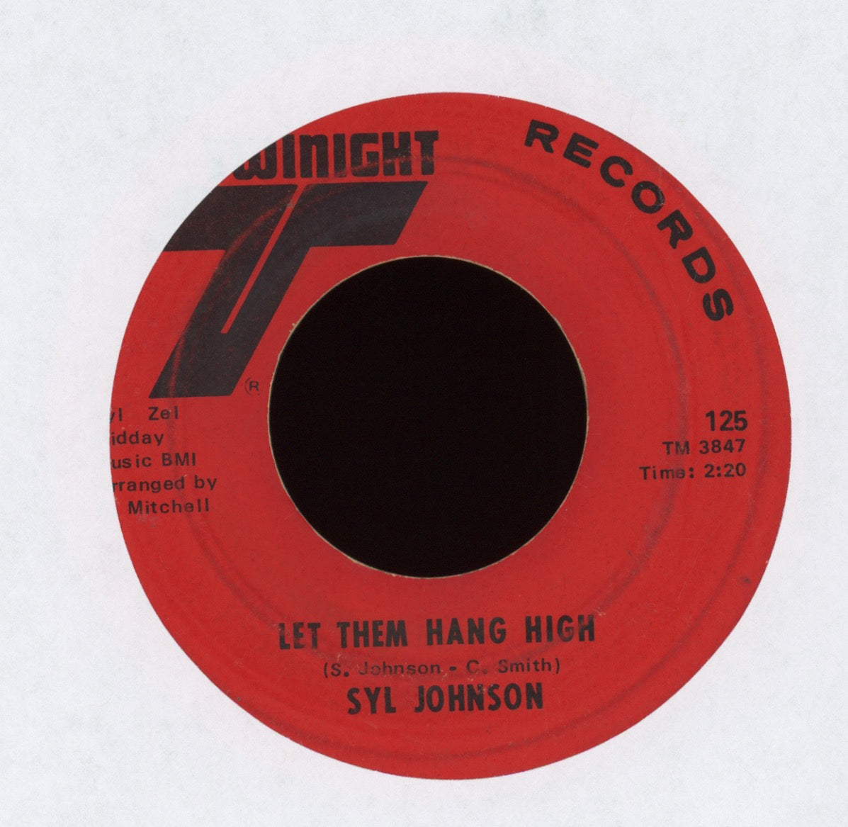 Syl Johnson - Is It Because I'm Black on Twinight Soul Funk 45