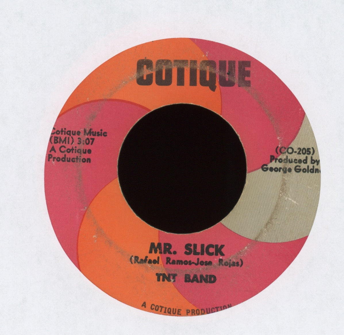 TNT Boys - The Meditation on Cotique Latin Soul Funk 45