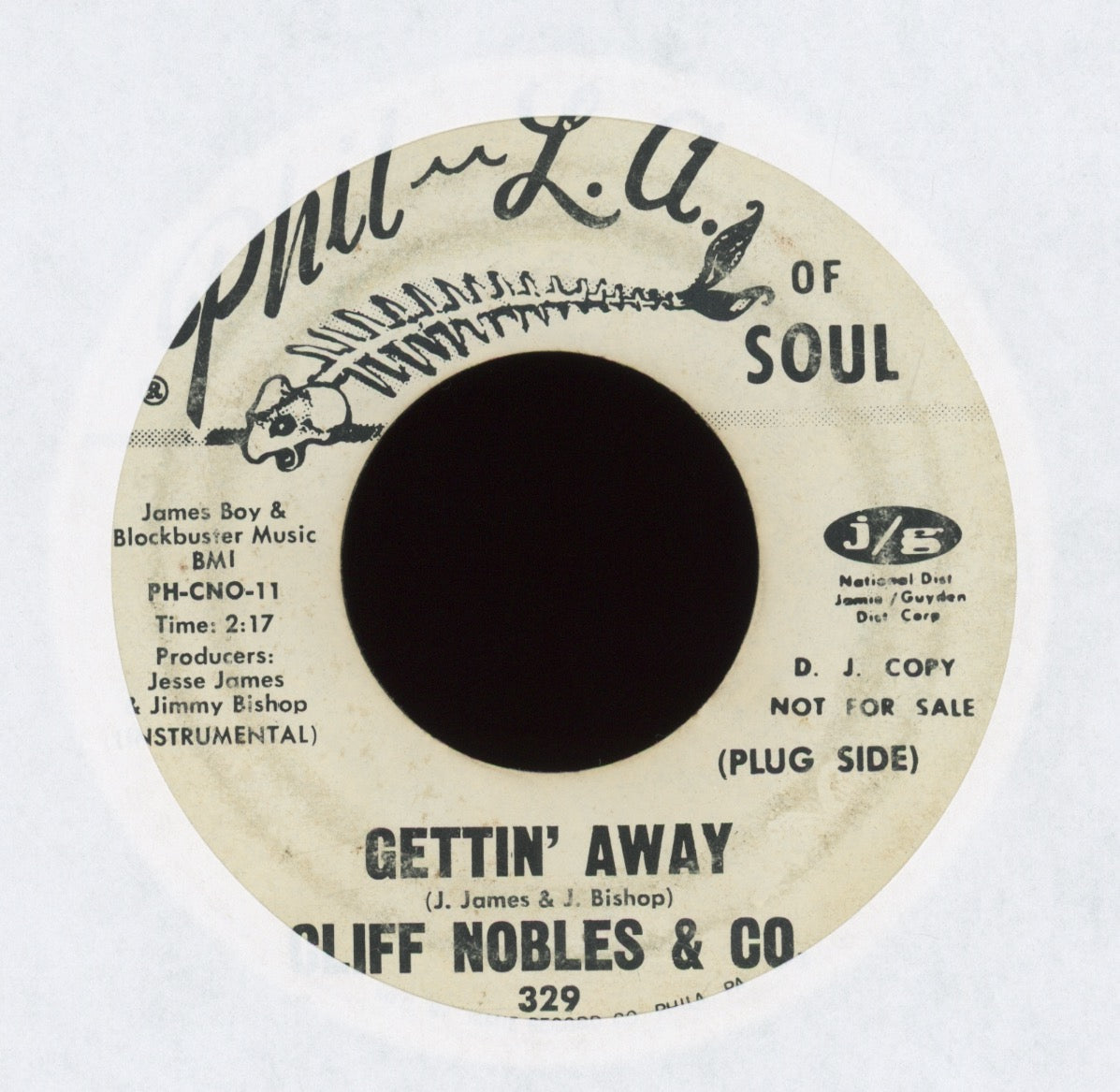 Cliff Nobles & Co - Gettin' Away on Phil L.A. of Soul Promo Funk Soul 45
