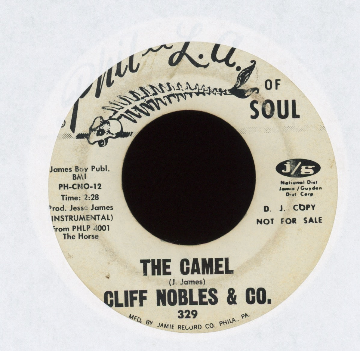 Cliff Nobles & Co - Gettin' Away on Phil L.A. of Soul Promo Funk Soul 45