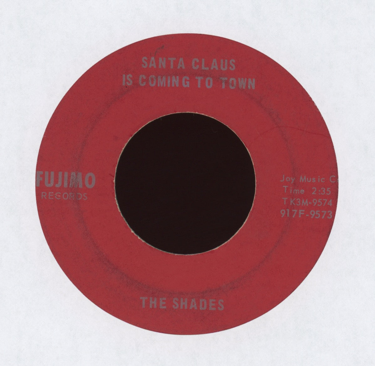 The Shades - Santa Claus Is Coming To Town  on Fujimo Pop Xmas 45