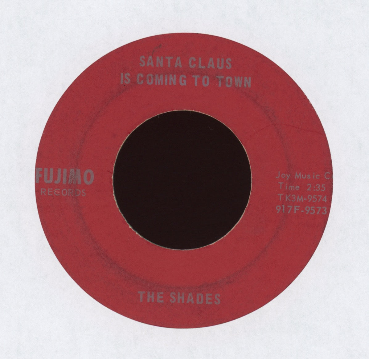 The Shades - Santa Claus Is Coming To Town  on Fujimo Pop Xmas 45