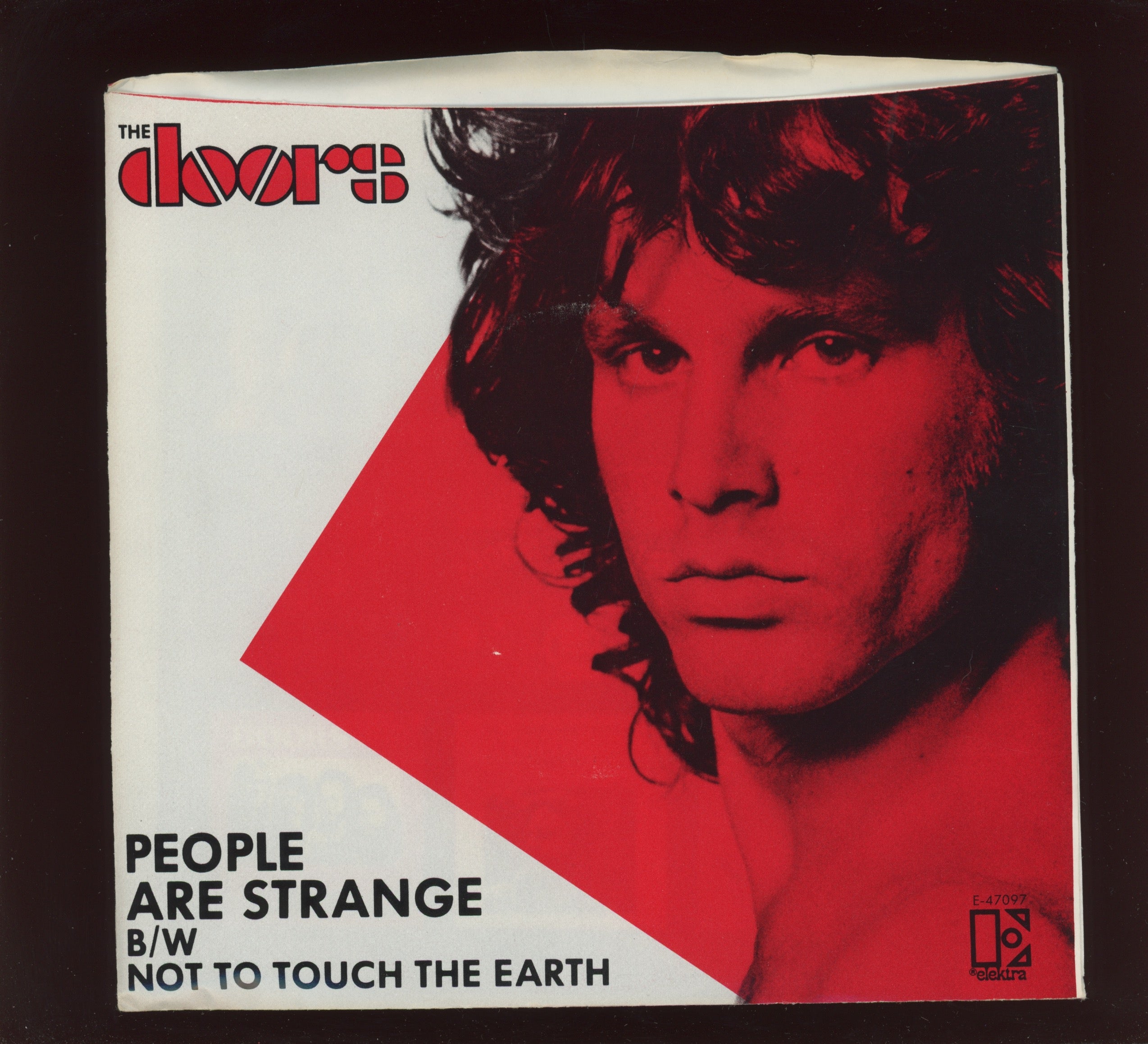 The Doors - People Are Strange on Elektra Promo 45 With Pic Sleeve 1980