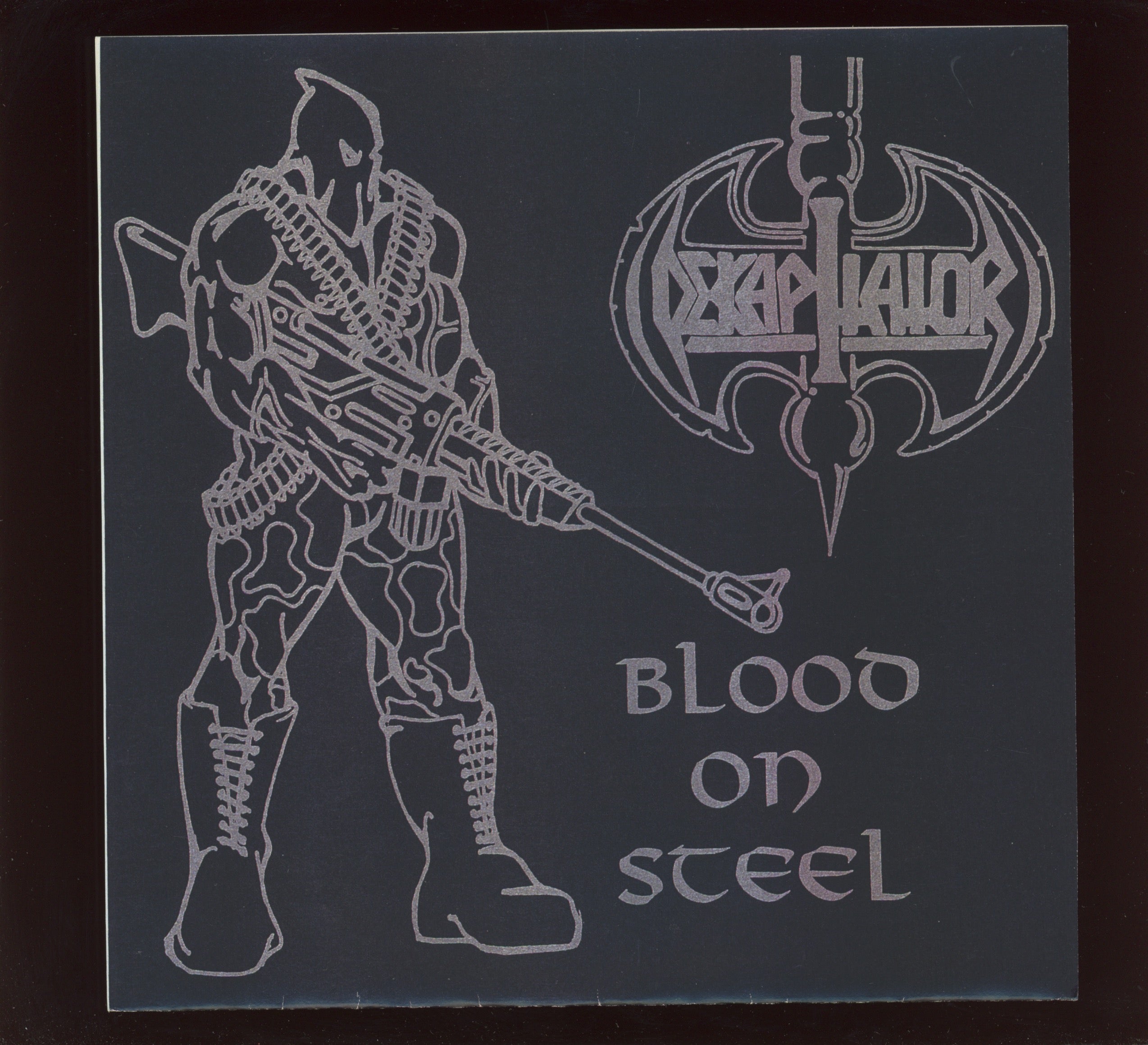 NunSlaughter/Dekapitator - NunSlaughter / Blood On Steel on Midnight Glow in the Dark 7" Death Metal With Pic Sleeve