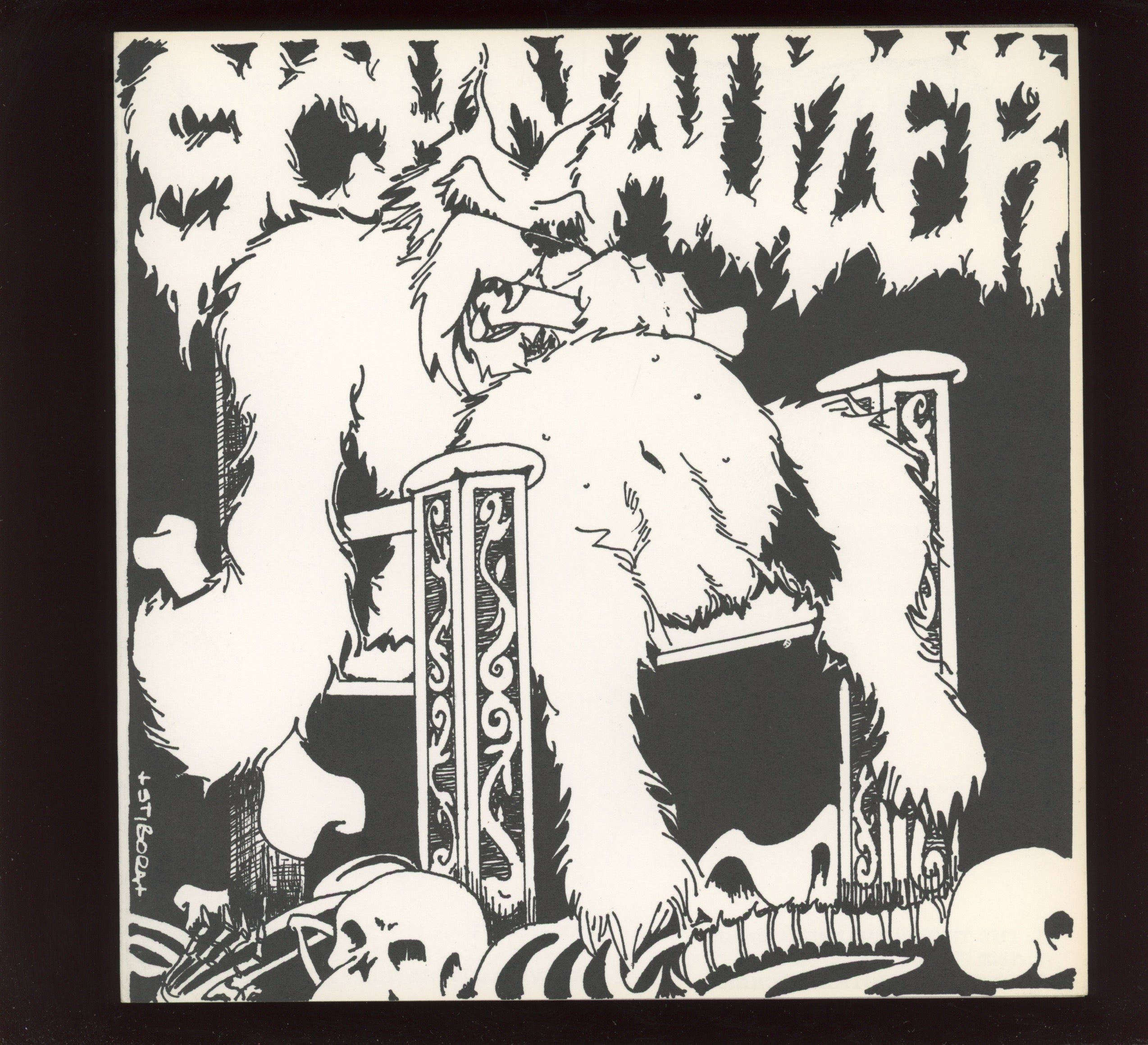 Schnauzer / (216) - Schnauzer / (216) Private White Vinyl 7" Thrash Metal With Pic Sleeve