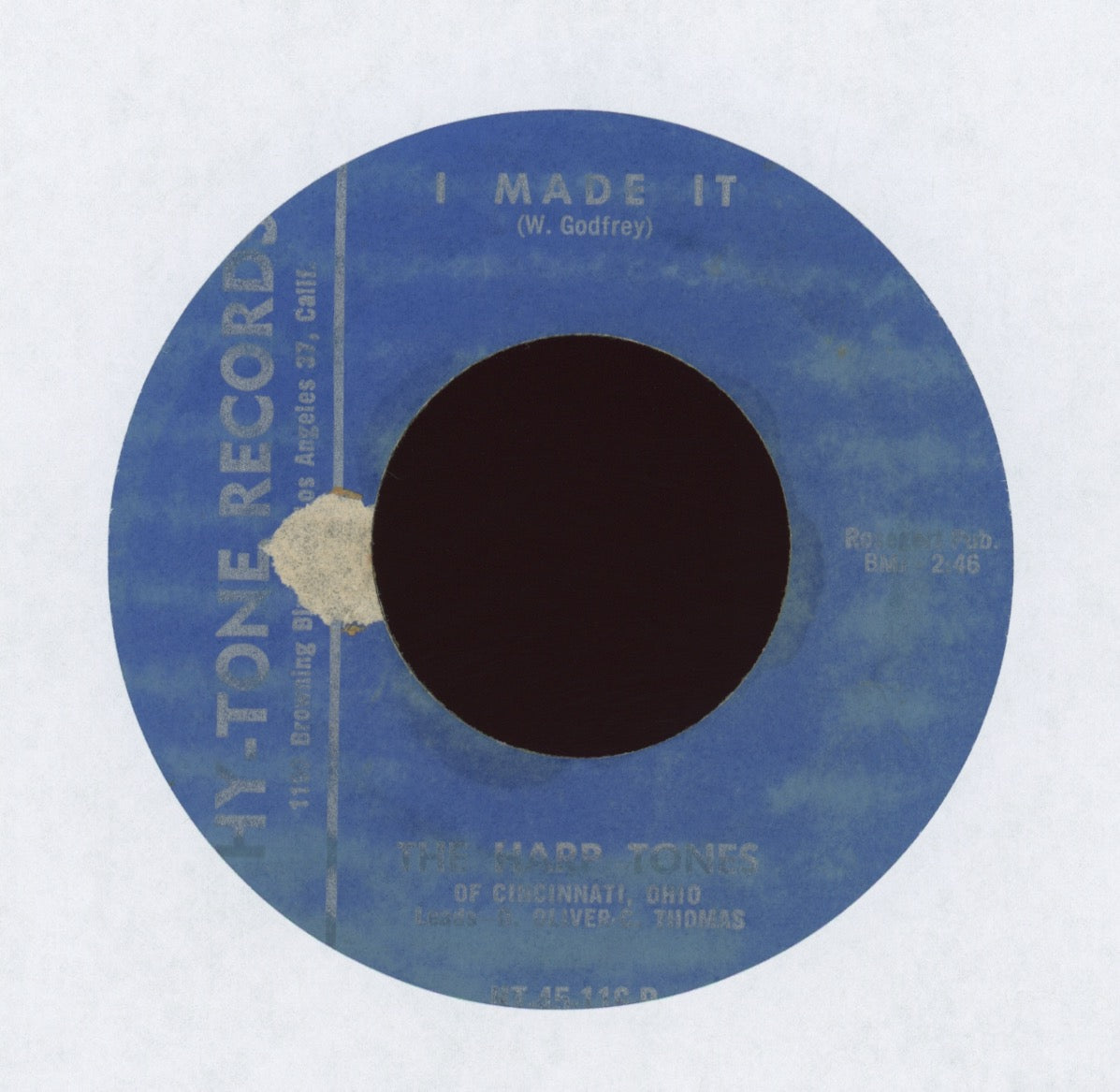 The Harp Tones Of Cincinnati, Ohio - I Made It on Hy-Tone Gospel 45