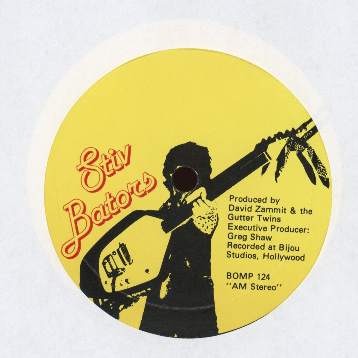 Stiv Bators - It's Cold Outside on BOMP First Press 45 With Pic Sleeve