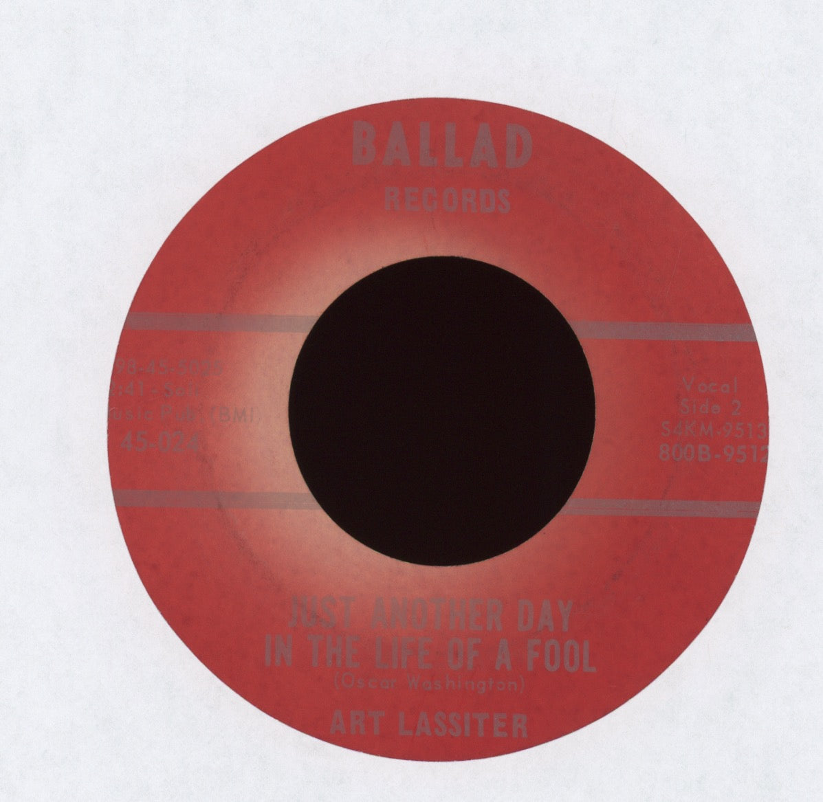 Art Lassiter - It's All Right on Ballad Soul 45
