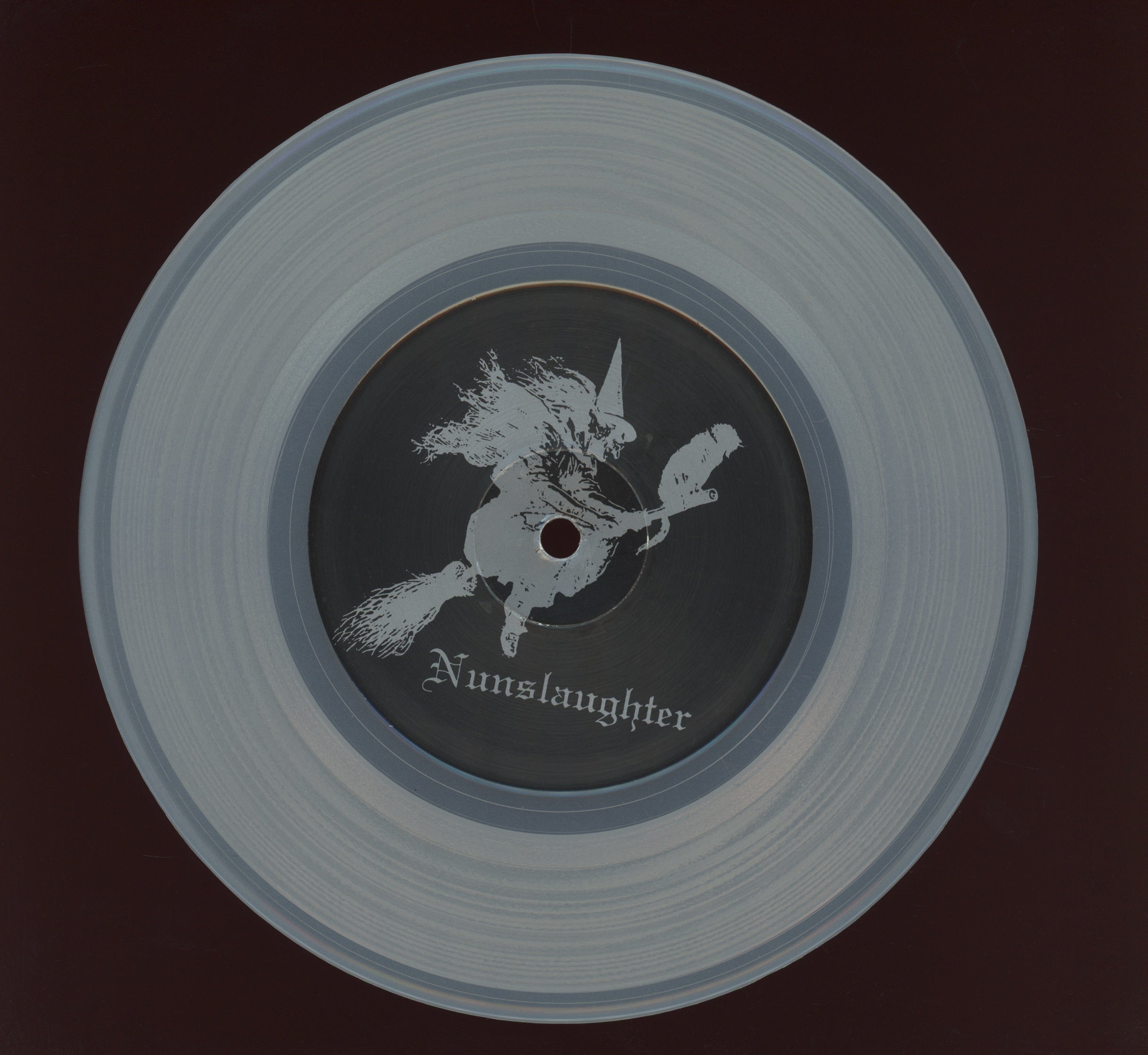 NunSlaughter/Dekapitator - NunSlaughter / Blood On Steel on Midnight Glow in the Dark 7" Death Metal With Pic Sleeve