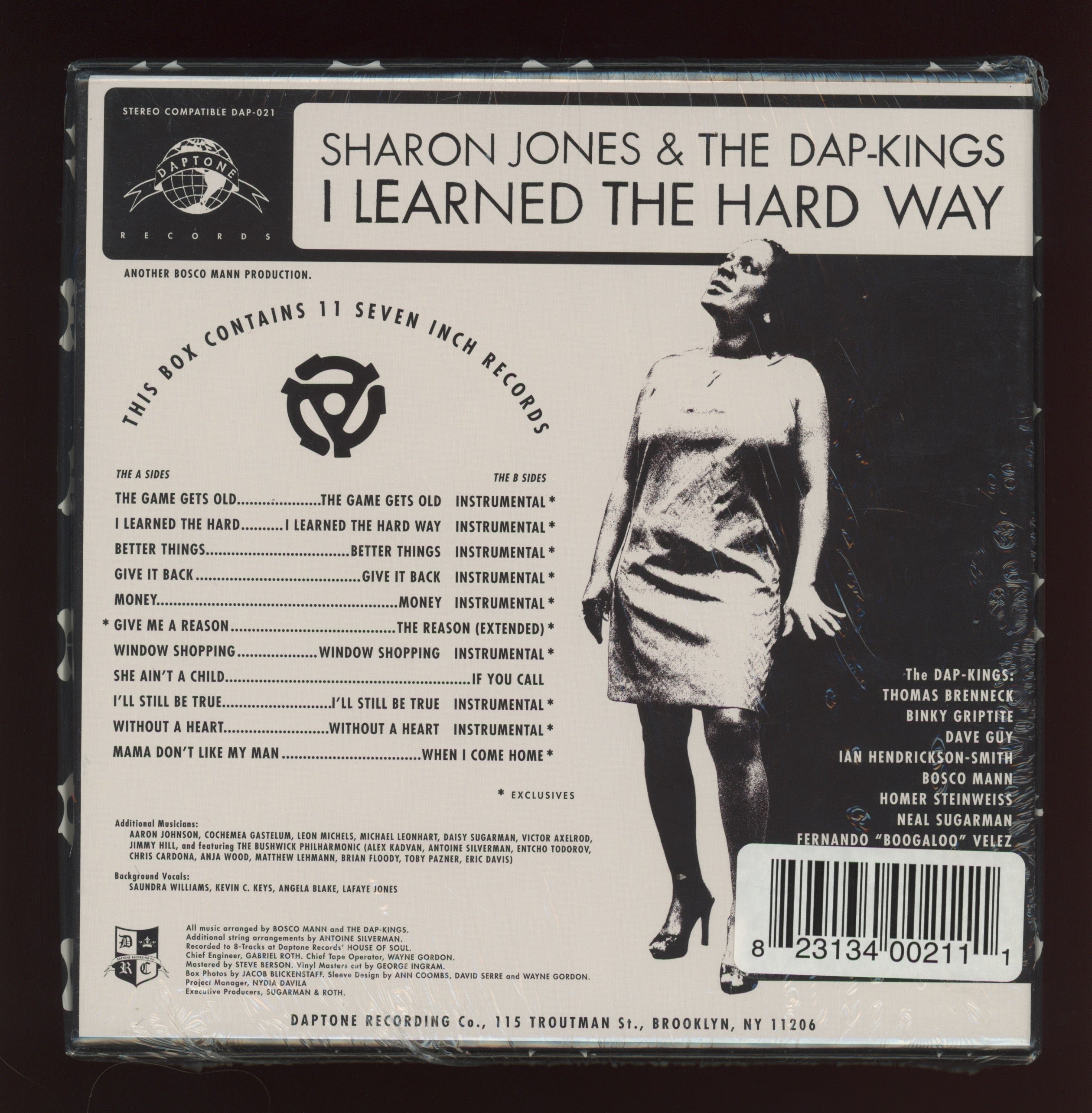 Sharon Jones & The Dap-Kings - I Learned The Hard Way on Daptone Ltd RSD 45 Box Set Sealed